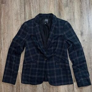 The Limited Plaid Blazer